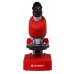 Микроскоп Bresser Junior 70122 монокуляр 40-640x на 3 объектива красный