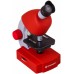 Микроскоп Bresser Junior 70122 монокуляр 40-640x на 3 объектива красный