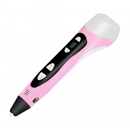 Ручка 3D Cactus CS-3D-PEN-C-PN PLA ABS LCD розовый