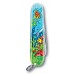 Нож перочинный Victorinox My First Victorinox Dolphin Edition (0.2373.E1) 84мм 9функц. голубой/рисунок карт.коробка