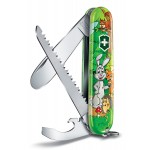 Нож перочинный Victorinox My First Victorinox Rabbit Edition (0.2373.E2) 84мм 9функц. зеленый/рисунок карт.коробка