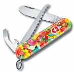 Нож перочинный Victorinox My First Victorinox Parrot Edition (0.2373.E3) 84мм 9функц. красный/рисунок карт.коробка
