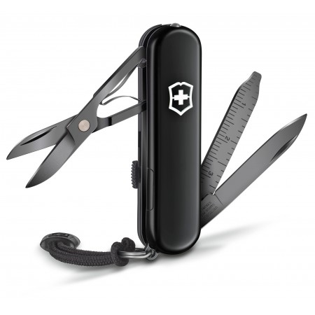 Нож перочинный Victorinox Signature Lite Onyx Black (0.6226.31P) 58мм 8функц. черный подар.коробка