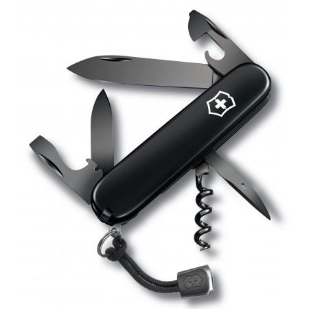 Нож перочинный Victorinox Spartan Onyx Black (1.3603.31P) 91мм 12функц. черный карт.коробка