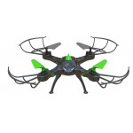 Квадрокоптер Hiper HQT-0002 Falcon X ПДУ черный/зеленый