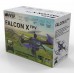 Квадрокоптер Hiper HQC-0003 Falcon X FPV 0.3Mpix VGA WiFi ПДУ черный/фиолетовый