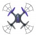 Квадрокоптер Hiper HQC-0003 Falcon X FPV 0.3Mpix VGA WiFi ПДУ черный/фиолетовый