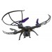 Квадрокоптер Hiper HQC-0003 Falcon X FPV 0.3Mpix VGA WiFi ПДУ черный/фиолетовый