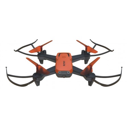 Квадрокоптер Hiper HQC-0030 SKY PATROL FPV 0.3Mpix VGA WiFi ПДУ черный/оранжевый