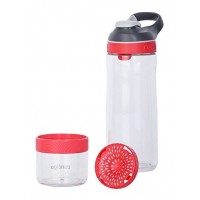 Бутылка Contigo Cortland Infuser 0.72л прозрачный/красный пластик (2095014)