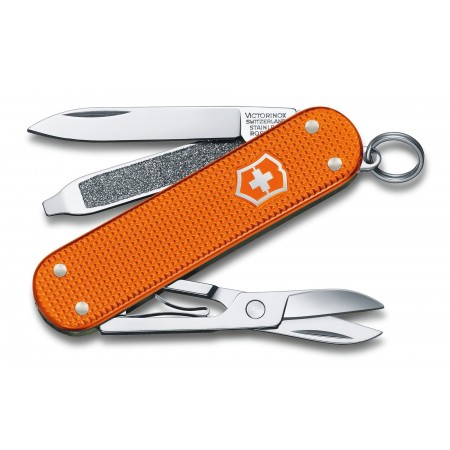 Нож перочинный Victorinox Alox Classic (0.6221.L21) 58мм 5функц. оранжевый подар.коробка