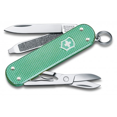 Нож перочинный Victorinox Classic Minty Mint (0.6221.221G) 58мм 5функц. карт.коробка