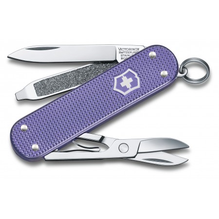 Нож перочинный Victorinox Classic Electric Lavender (0.6221.223G) 58мм 5функц. карт.коробка