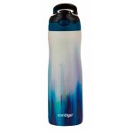 Термос-бутылка Contigo Ashland Couture Chill 0.59л. белый/синий (2127678)