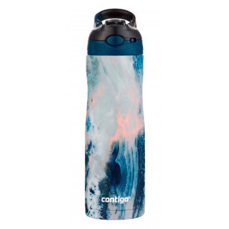 Термос-бутылка Contigo Ashland Couture Chill 0.59л. синий/белый (2127881)