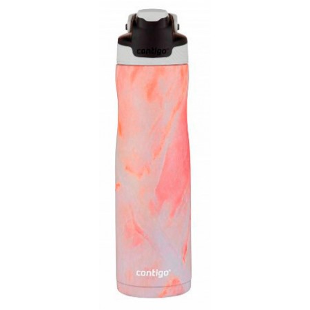 Термос-бутылка Contigo Couture Chill 0.72л. белый/розовый (2127884)