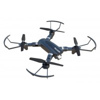Квадрокоптер Hiper HQC-0031 Paladin FPV 0.3Mpix 480р WiFi ПДУ черный/серый