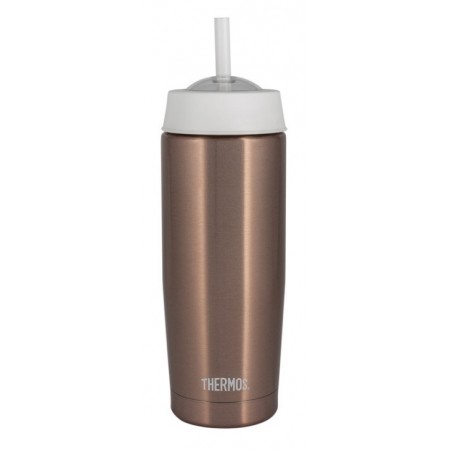 Термостакан для напитков Thermos TS-403 0.47л. кофейный/белый картонная коробка (157560)