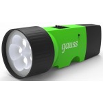 Фонарь ручной Gauss GFL103 черный 1Вт лам.:светодиод. (GF103)