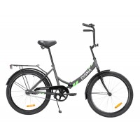 Велосипед Digma Acrobat городской (подростк.) складной рам.:16" кол.:24" серый 13.8кг (ACROBAT-24/16-ST-R-DGY)