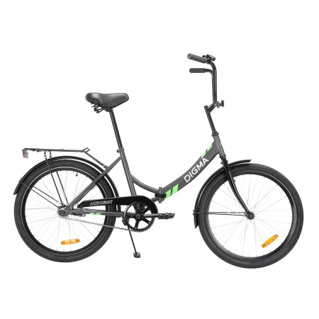 Велосипед Digma Acrobat городской (подростк.) складной рам.:16" кол.:24" серый 13.8кг (ACROBAT-24/16-ST-R-DGY)