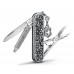 Нож перочинный Victorinox Classic Brilliant Crystal (0.6221.35) 58мм 5функц. черный/серебристый подар.коробка