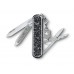 Нож перочинный Victorinox Classic Brilliant Crystal (0.6221.35) 58мм 5функц. черный/серебристый подар.коробка