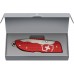 Нож перочинный Victorinox Evoke Alox (0.9415.D20) 136мм 5функц. красный без чехла подар.коробка
