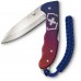 Нож перочинный Victorinox Evoke Alox (0.9415.D221) 136мм 5функц. синий/красный подар.коробка