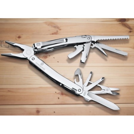 Мультитул Victorinox SwissTool Spirit MX Clip (3.0224.MKB1) 105мм 24функц. серебристый блистер