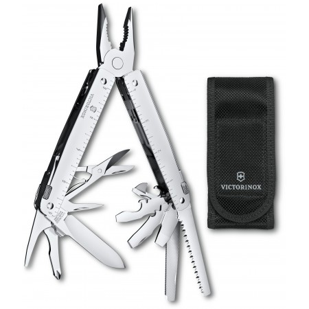 Мультитул Victorinox Swiss Tool MX (3.0327.MN) 115мм 26функц. чехол нейлоновый серебристый подар.коробка