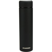 Термос Starwind 22-500 0.45л. черный картонная коробка