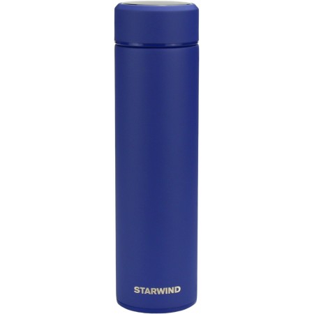 Термос Starwind 22-500/1 0.45л. синий картонная коробка