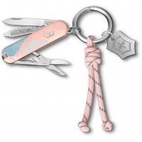 Нож перочинный Victorinox Classic SD Paris Style (0.6223.E221) 58мм 7функц. розовый подар.коробка