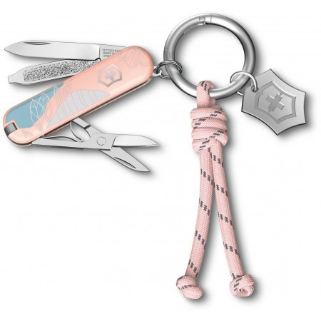 Нож перочинный Victorinox Classic SD Paris Style (0.6223.E221) 58мм 7функц. розовый подар.коробка