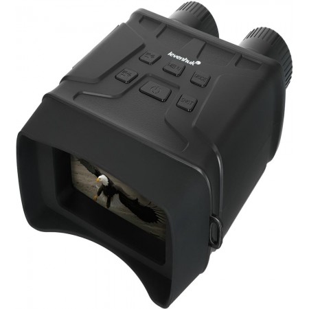 Бинокль Levenhuk 4-9x 24мм Atom Digital DNB100 черный (81701)