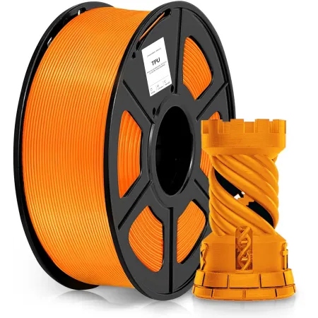 Пластик для принтера 3D Cactus CS-3D-TPU-0.8KG-ORANGE TPU d1.75мм 0.8кг 1цв.