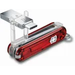 Нож перочинный Victorinox @work (4.6235.TG32B1) 58мм 8функц. красный полупрозрачный