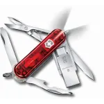 Нож перочинный Victorinox Midnite Manager@work (4.6336.TG32) 58мм 11функц. красный полупрозрачный