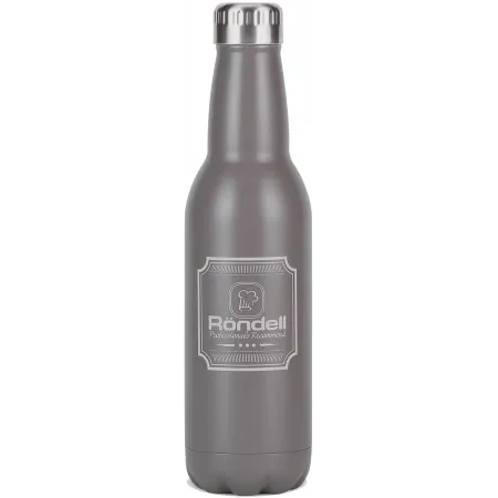 Термос для напитков Rondell Bottle Grey RDS-841 0.75л. серый картонная коробка