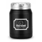 Термос для напитков/еды Rondell Picnic RDS-942 0.5л. черный картонная коробка
