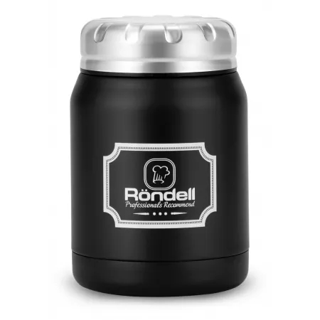 Термос для напитков/еды Rondell Picnic RDS-942 0.5л. черный картонная коробка