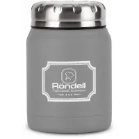 Термос для напитков/еды Rondell Picnic RDS-943 0.5л. серый картонная коробка