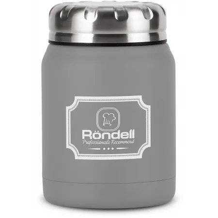 Термос для напитков/еды Rondell Picnic RDS-943 0.5л. серый картонная коробка