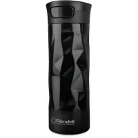 Термокружка для напитков Rondell Brilliance RDS-1115 0.35л. черный картонная коробка