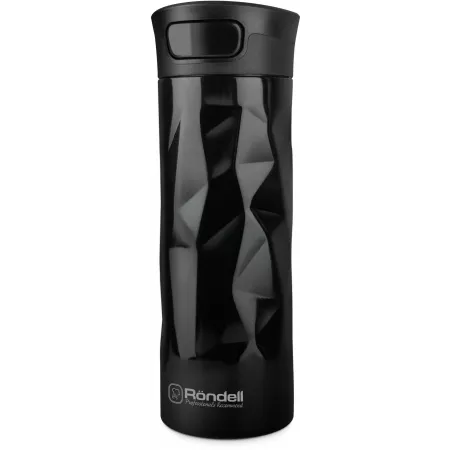 Термокружка для напитков Rondell Brilliance RDS-1115 0.35л. черный картонная коробка