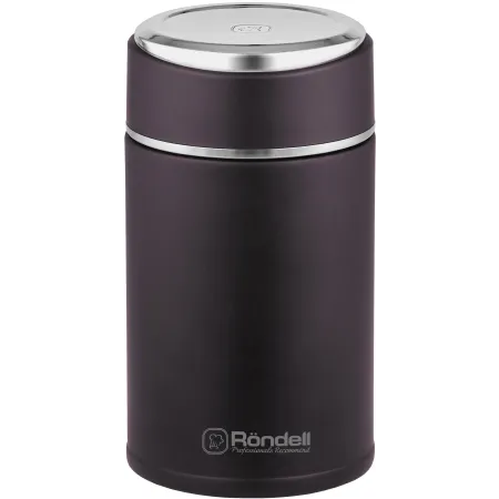 Термос для еды Rondell Tierno RDS-1661 0.7л. бордовый с чехлом картонная коробка