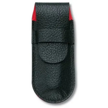 Чехол Victorinox (4.0636) нат.кожа петля черный/красный