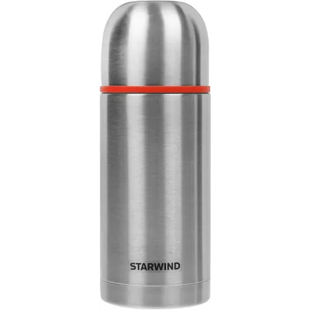 Термос Starwind 20-750 0.75л. серебристый/красный картонная коробка
