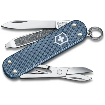 Нож перочинный Victorinox Classic SD Alox LE26 (0.6221.L26) 58мм 5функц. синий подар.коробка Нож перочинный Victorinox Classic SD Alox LE26 (0.6221.L26) 58мм 5функц. синий подар.коробка